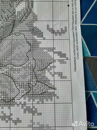 Остатки от набора для вышивания
