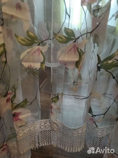 Шторы тюль для кухни