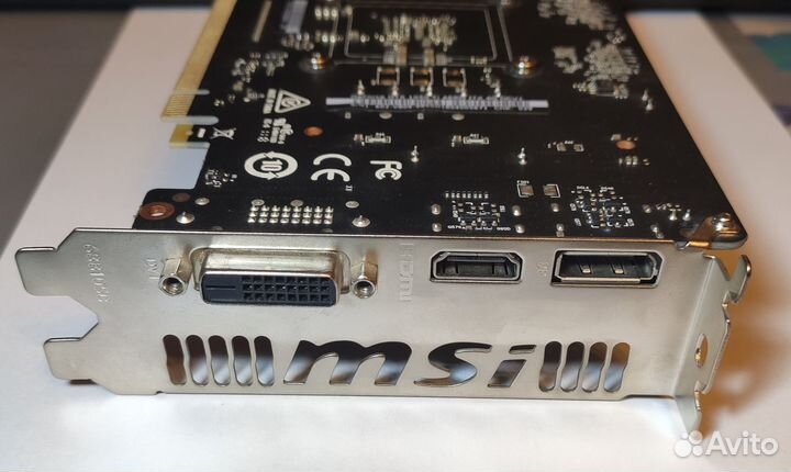 Видеокарта MSI GTX 1050Ti