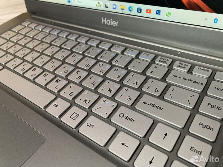 Быстрый ноутбук Haier SSD+ HDD 512Gb