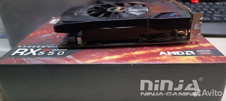 Видеокарта rx 550 4gb
