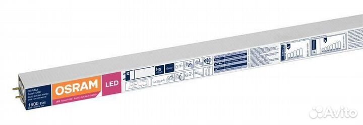 Лампа светодиодная substitube Basic T8 osram