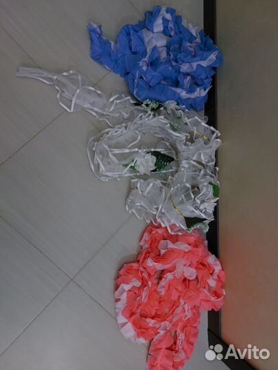 Свадебные украшения на машину бу