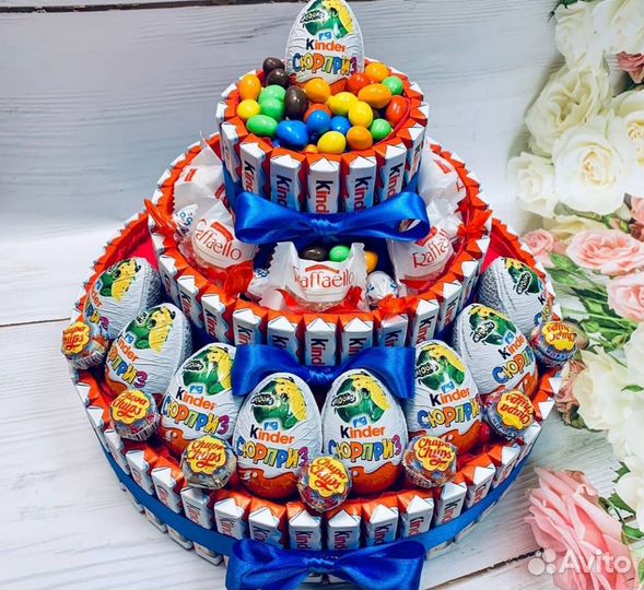 Киндер сюрприз Мини Маус торт