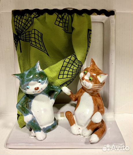 Коты. Керамика ручной работы. Прекрасный подарок