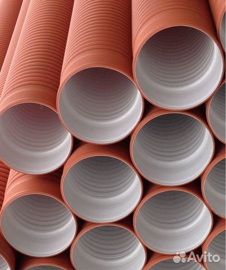 Гофрированные канализационные трубы