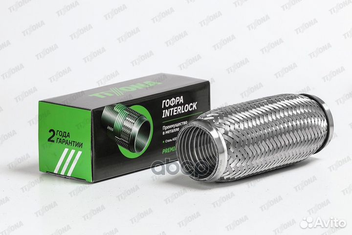 Гофра 60/200 (aisi 304 with interlock) P60200 P