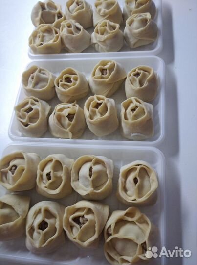 Манты пельмени домашние