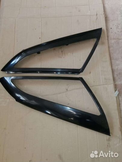 Накладки на задние форточки ваз 2110