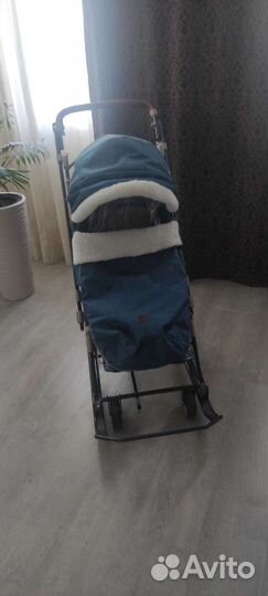 Детские санки коляска ника