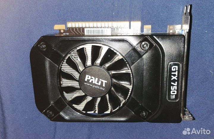 Видеокарта Palit gtx 750 ti stormx OC 2gb