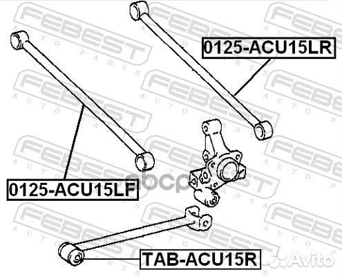 Сайлентблок TAB-ACU15R TAB-ACU15R Febest