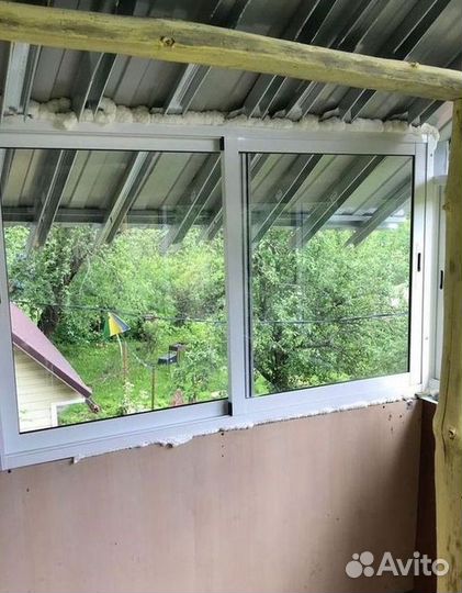 Остекление окон и балконов пвх