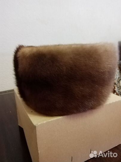 Шапка норковая женская