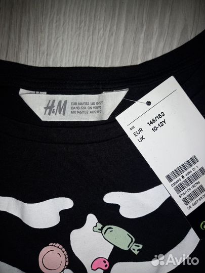 Лонгслив новый 146/152