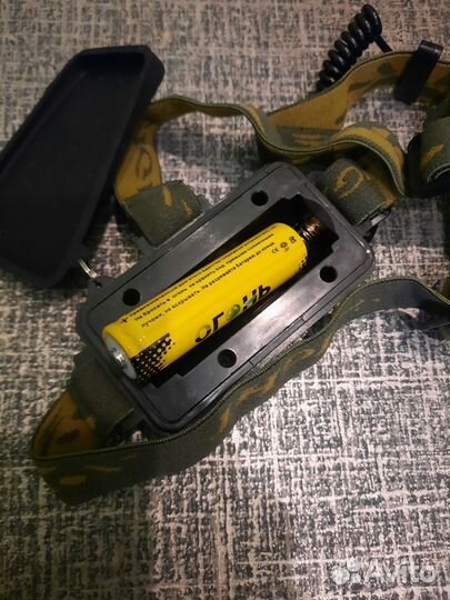 Фонарь налобный ht427 с датчиком движения