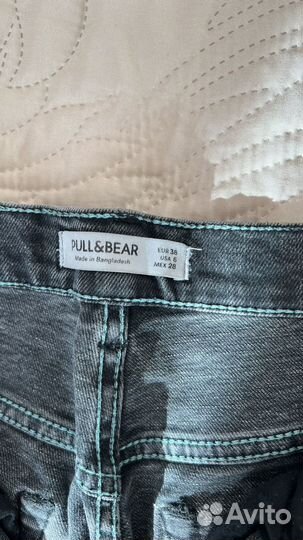 Джинсы pull bear mom 38