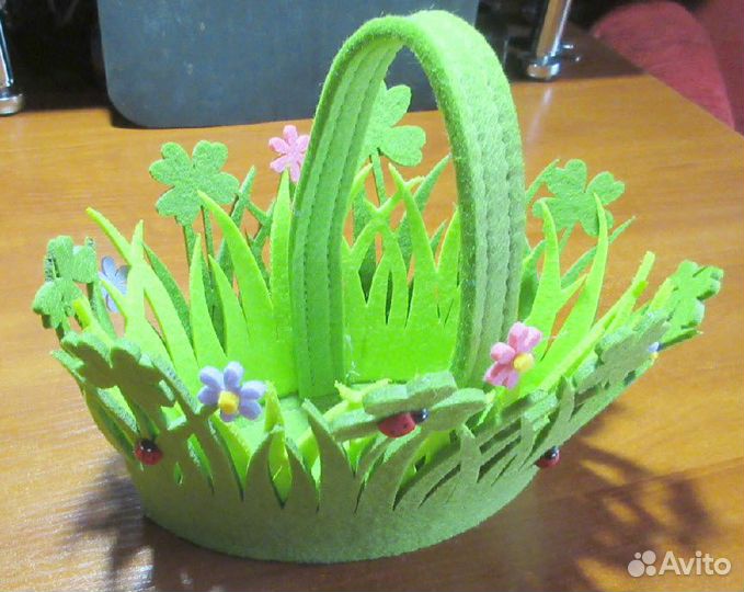 Новая корзинка из фетра