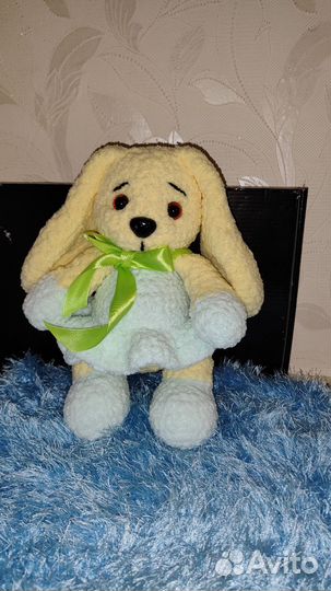 Вязаный зайчик