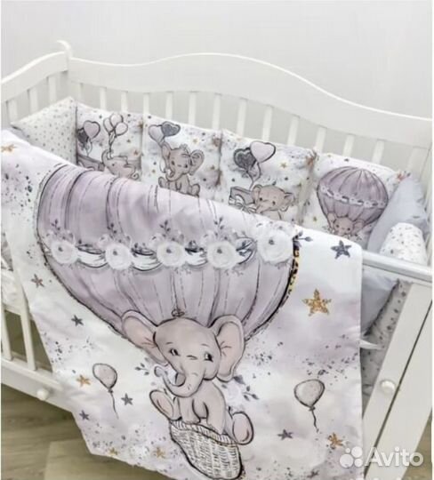 Бортики в детскую кроватку