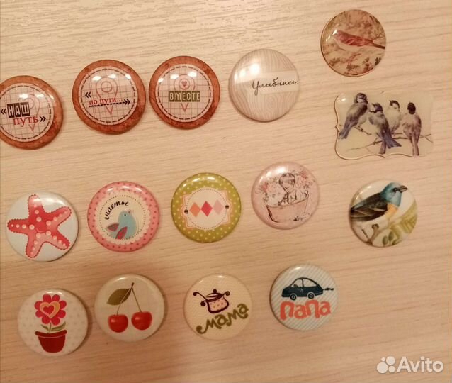 Фишки (топсы) для скрапбукинга