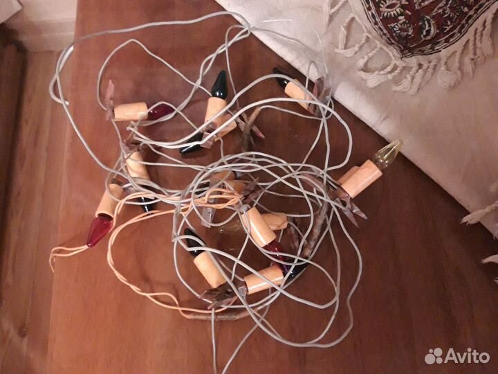 Елочная электрогирлянда СССР