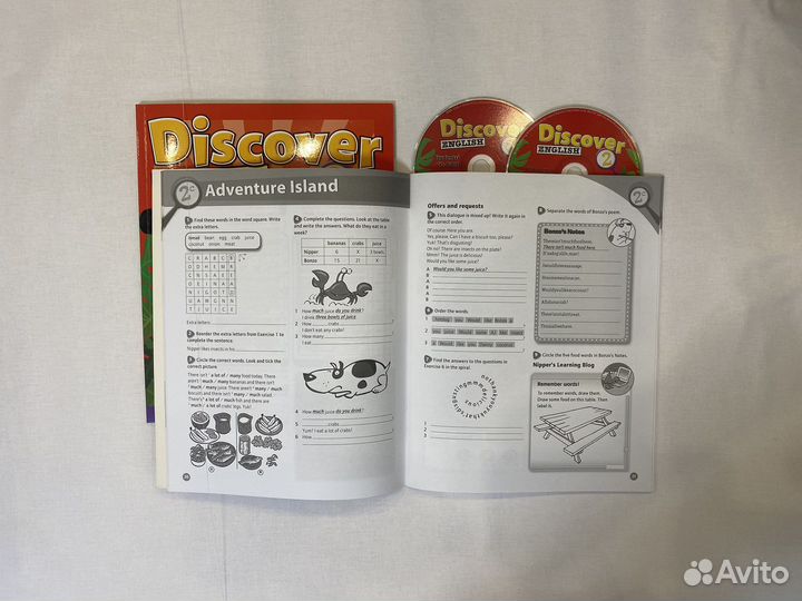Discover English 2 / комплект (SB,WB,CD) новые