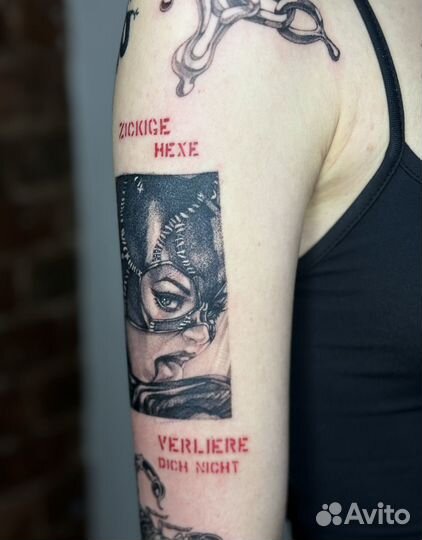 Тату рукав, татировка, тату мастер
