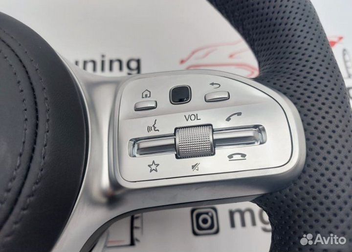 Руль S63 AMG Карбон + Кожа на S-Class W222