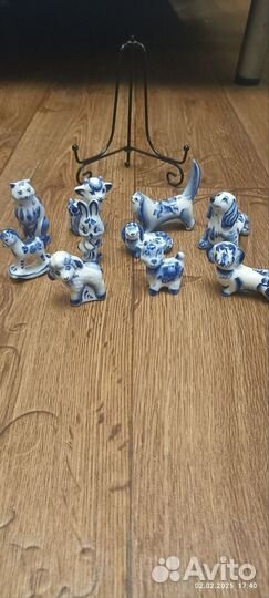 Фарфоровая посуда гжель