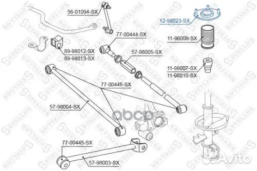 Опора амортизатора заднего Toyota Carina all