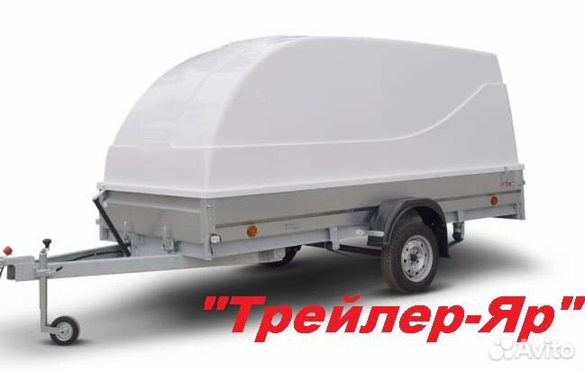 Прицеп легковой с пластиковой крышкой