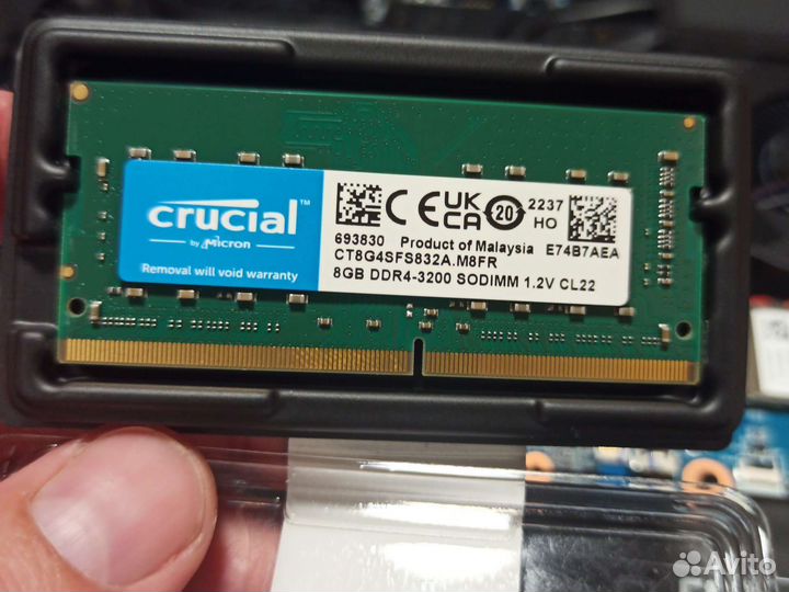 Оперативная память so-dimm ddr4 8gb 3200 Mhz