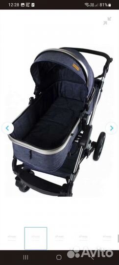 Коляска 2 в 1 luxmom555 трансформер