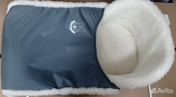 Сиденье сидушка матрас чехол для санок овчина нат