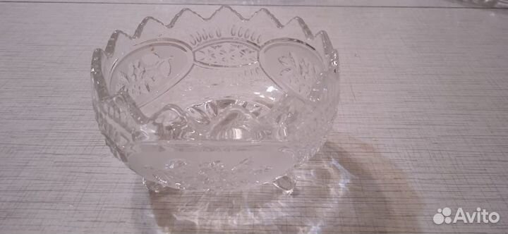 Салатник хрустальный