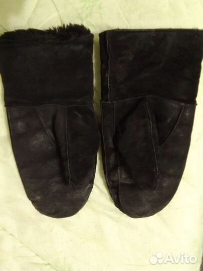 Рукавицы из овчины мужские