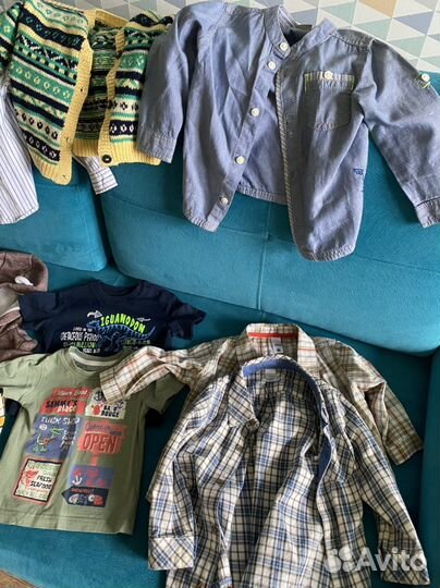 Детские вещи на мальчика рубашки, футболки, обувь