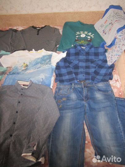 Вещи пакетом на мальчика рост 152-158