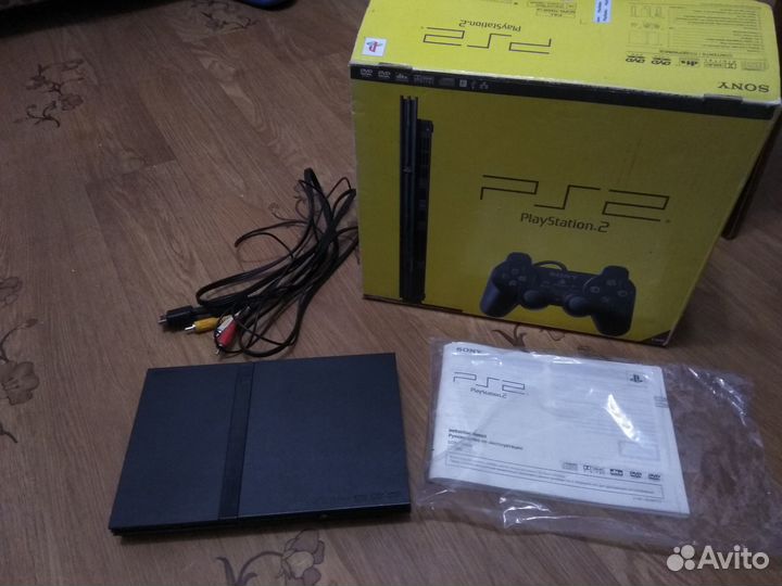 PS2 slim Коробка, документы