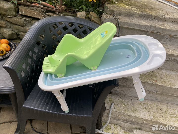 Детская ванночка для купания складная