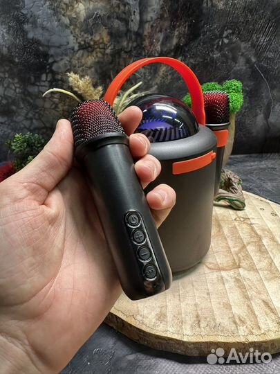 Микрофоны с колонкой 3 в 1