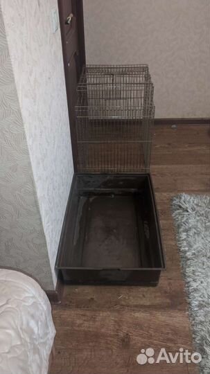 Большая клетка для птиц с поддоном