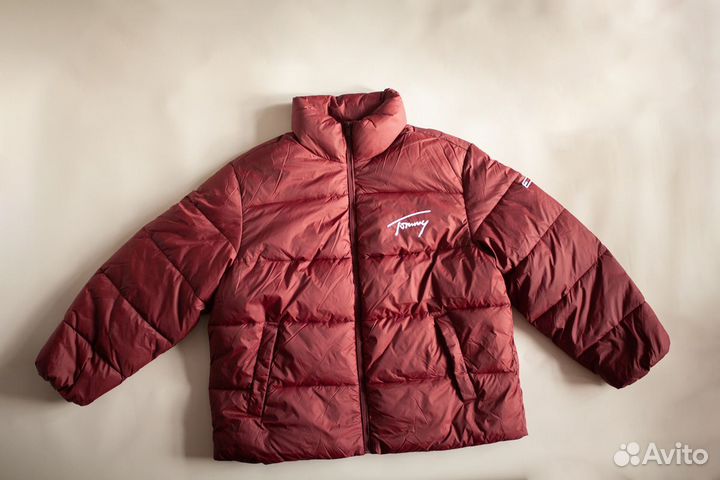 Куртка бомбер пуховик Tommy Hilfiger унисекс