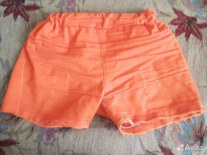 Оранжевые джинсы