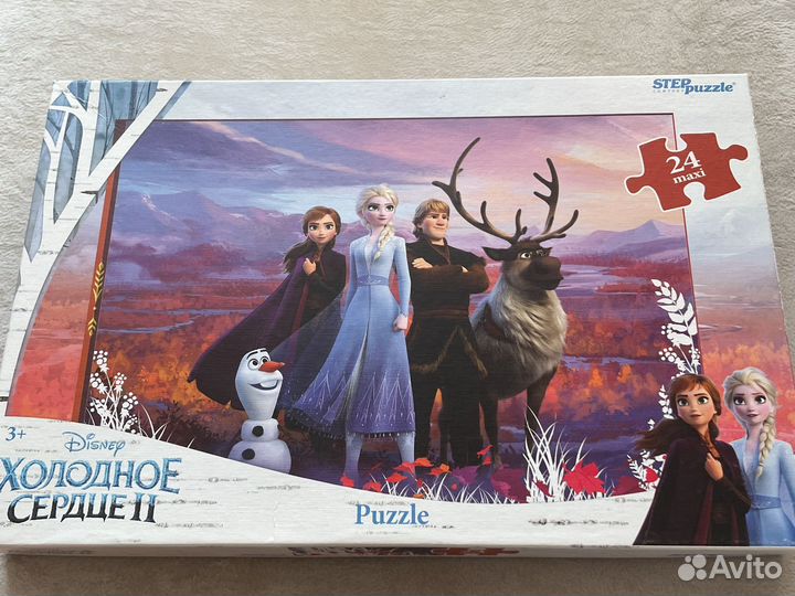 Пазл холодное серде 3+
