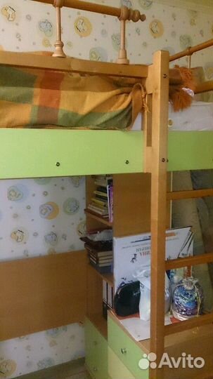 Кровать чердак и ортопедический матрас