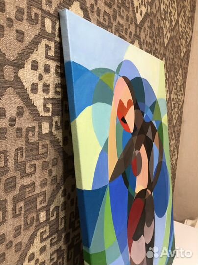 Картина абстракция акрил