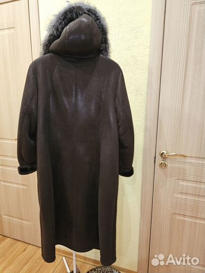 Дубленка женская зимняя 50 52. Возможен торг