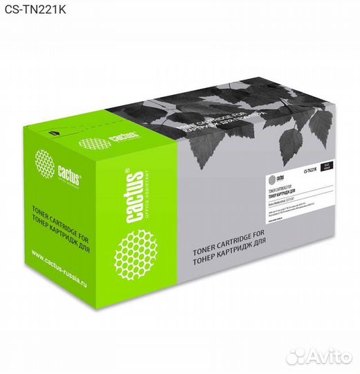 Тонер-картридж cactus TN-221 Лазерный Черный 24000